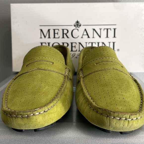Mercanti Fiorentini Lime Penny Performance Driving Moccasin - Picture 3 of 7